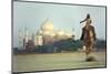 Camel And Taj Mahal-Charles Bowman-Mounted Photographic Print