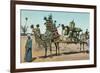 Camel-Borne Wedding Litter-null-Framed Art Print