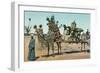 Camel-Borne Wedding Litter-null-Framed Art Print