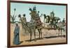 Camel-Borne Wedding Litter-null-Framed Art Print