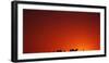 Camel Caravan at Sunrise, Silk Road, China-Keren Su-Framed Photographic Print