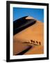 Camel Caravan at Sunset, Silk Road, China-Keren Su-Framed Photographic Print