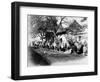 Camel Caravan on the Outskirts of Peking, C.1875-null-Framed Photographic Print