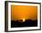 Camel Caravan Silhouette at Dawn, Silk Road, China-Keren Su-Framed Premium Photographic Print