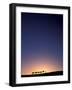 Camel Caravan Silhouette at Dawn, Silk Road, China-Keren Su-Framed Photographic Print