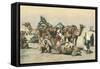 Camel Caravan-null-Framed Stretched Canvas