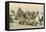 Camel Caravan-null-Framed Stretched Canvas