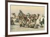 Camel Caravan-null-Framed Art Print