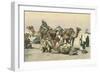 Camel Caravan-null-Framed Premium Giclee Print