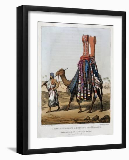 'Camel Conveying a Bride to her Husband', 1821-Denis Dighton-Framed Giclee Print