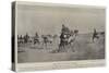 Camel Corps at Wadi Halfeh, Upper Egypt-null-Stretched Canvas