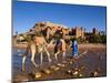 Camel Driver, Ait Benhaddou, Atlas Mountains, Morocco, Mr-Doug Pearson-Mounted Photographic Print