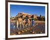 Camel Driver, Ait Benhaddou, Atlas Mountains, Morocco, Mr-Doug Pearson-Framed Photographic Print