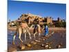 Camel Driver, Ait Benhaddou, Atlas Mountains, Morocco, Mr-Doug Pearson-Mounted Photographic Print