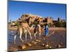 Camel Driver, Ait Benhaddou, Atlas Mountains, Morocco, Mr-Doug Pearson-Mounted Photographic Print