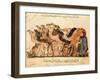 Camel-Driver, Assemblies of Al-Hariri-Yahya ibn Mahmud Al-Wasiti-Framed Art Print