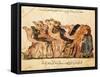 Camel-Driver, Assemblies of Al-Hariri-Yahya ibn Mahmud Al-Wasiti-Framed Stretched Canvas