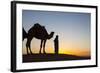 Camel Driver, Sahara Desert, Merzouga, Morocco, North Africa, Africa-Doug Pearson-Framed Photographic Print