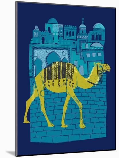 Camel Fes-null-Mounted Giclee Print