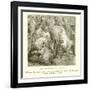 Camel Going Through a "Needle's Eye"-null-Framed Giclee Print