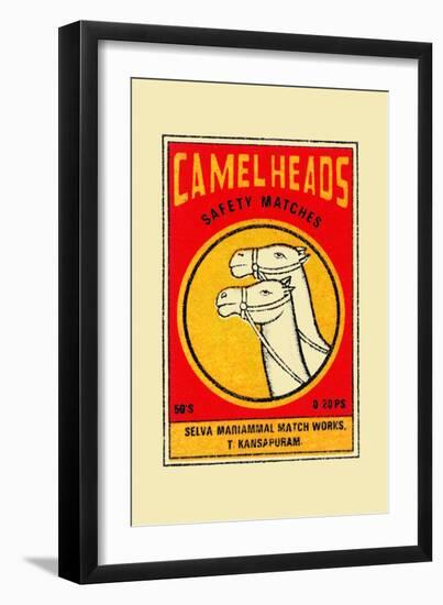 Camel Heads-null-Framed Art Print