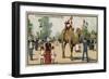 Camel, Jardin D'Acclimation, Paris-null-Framed Giclee Print