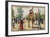 Camel, Jardin D'Acclimation, Paris-null-Framed Giclee Print