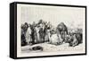 Camel Market, Egypt, 1879-null-Framed Stretched Canvas