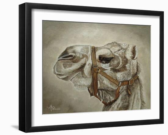 Camel Portrait-Angeles M Pomata-Framed Giclee Print