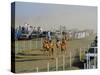 Camel Race Course, Mudaibi, Oman, Middle East-J P De Manne-Stretched Canvas