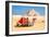 Camel Resting by the Pyramids, Giza, Egypt-Richard Silver-Framed Photographic Print