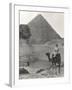 Camel Ride at the Sphinx and Pyramids-Everett Collection-Framed Photographic Print