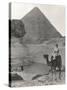 Camel Ride at the Sphinx and Pyramids-Everett Collection-Stretched Canvas