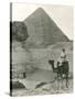 Camel Ride at the Sphinx and Pyramids-null-Stretched Canvas
