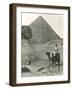 Camel Ride at the Sphinx and Pyramids-null-Framed Photo