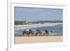 Camel Riding in the Famous Sand Dunes of Natal, Rio Grande Do Norte, Brazil, South America-Michael Runkel-Framed Photographic Print