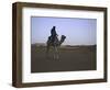 Camel Riding, Morocco-Michael Brown-Framed Photographic Print