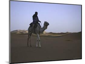 Camel Riding, Morocco-Michael Brown-Mounted Photographic Print