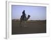 Camel Riding, Morocco-Michael Brown-Framed Photographic Print