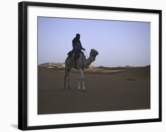 Camel Riding, Morocco-Michael Brown-Framed Photographic Print