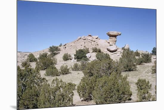 Camel Rock, Near Santa Fe, New Mexico, USA-Walter Rawlings-Mounted Premium Photographic Print