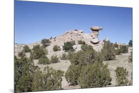 Camel Rock, Near Santa Fe, New Mexico, USA-Walter Rawlings-Mounted Premium Photographic Print