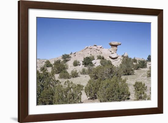 Camel Rock, Near Santa Fe, New Mexico, USA-Walter Rawlings-Framed Photographic Print