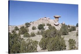 Camel Rock, Near Santa Fe, New Mexico, USA-Walter Rawlings-Stretched Canvas