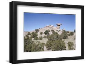 Camel Rock, Near Santa Fe, New Mexico, USA-Walter Rawlings-Framed Photographic Print