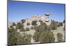 Camel Rock, Near Santa Fe, New Mexico, USA-Walter Rawlings-Mounted Photographic Print