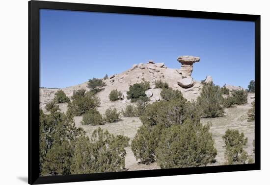 Camel Rock, Near Santa Fe, New Mexico, USA-Walter Rawlings-Framed Photographic Print