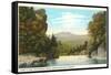 Camel's Hump, Winooski River, Vermont-null-Framed Stretched Canvas