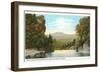 Camel's Hump, Winooski River, Vermont-null-Framed Art Print