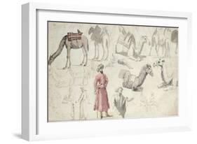 Camel Studies-Louis Francois Cassas-Framed Giclee Print